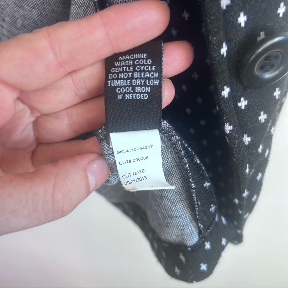 Torrid Black White Cross Print Knit Ponte Blazer Jacket Plus 18 20 - Picture 7 of 8